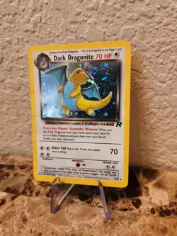 Pokemon Team Rocket Dark Dragonite Holo Rare #5/82 L286 - Image 3