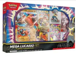 Pokemon TCG Mega Lucario ex Premium Figure Collection Box Factory Sealed IN HAND - Image 1