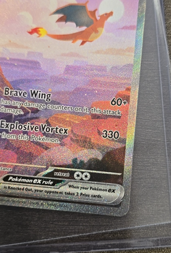 Charizard ex 199/165 SIR Pokemon 151 TCG Special Illustration Rare Near Mint - Image 4