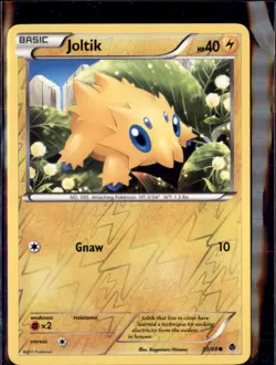 Pokemon Emerging Powers Joltik 33/98 Common Reverse Holo - Image 1