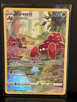 Pokemon TCG Parasect Lost Origin Trainer Gallery TG01/TG30 Holo Ultra Rare Mint - Image 1