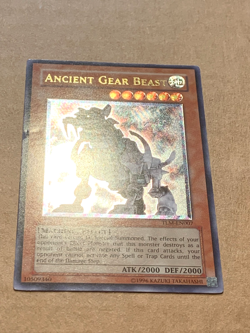 yugioh Ancient Gear Beast TLM-EN007 Ultimate Rare Unlimited Ed Played - Image 3