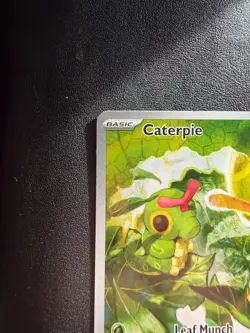 Pokemon TCG Caterpie 172/165 Holo Illustration Rare Scarlet Violet 151 Card - Image 5