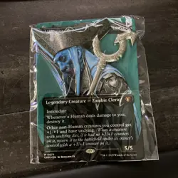 Large Pin- Magic the Gathering Barcelona Exclusive - Mikaeus - EDH MTG - Image 1