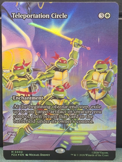 Teleportation Circle 0002 BORDERLESS FOIL Teenage Mutant Ninja Turtles NM Source - Image 1