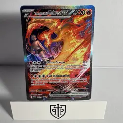Team Rockets Moltres EX 229/182 Destined Rivals - Special Illustration - NM - Image 1