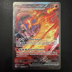 Team Rockets Moltres EX 229/182 Destined Rivals - Special Illustration - NM - Image 3