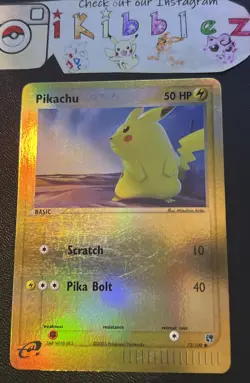 Pikachu 72/100 LP Reverse Holo Ex Sandstorm Pokemon Card! - Image 1