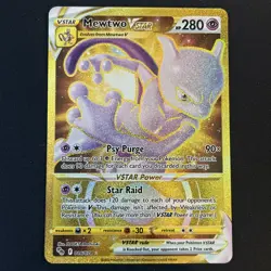 Pokemon TCG Mewtwo VSTAR Gold Rare Card 086/078 Pokemon Go - Near Mint - Image 1
