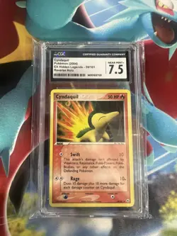 Cyndaquil 59/101 Reverse Holo CGC Graded 7.5 Pokemon Trading Card Game - Image 1