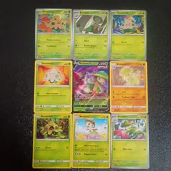 x9 shroomish Breloom pokemon cards mixed lot collection - Image 1
