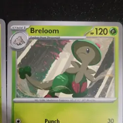 x9 shroomish Breloom pokemon cards mixed lot collection - Image 3