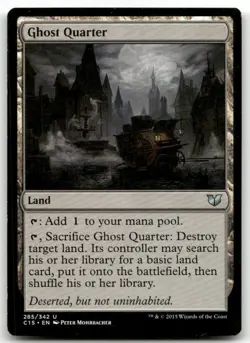 Ghost Quarter #285 (LP) Commander 2015 C15 Magic MTG - Image 1