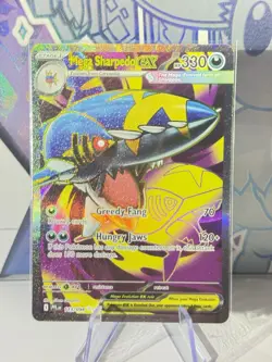 Mega Sharpedo 113/094 Full Art Holo Pokemon Phantasmal Flames English Near Mint - Image 1