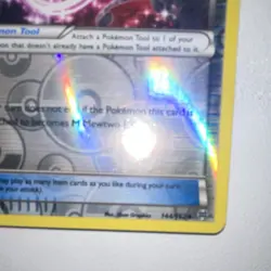 Pokemon Mewtwo Spirit Link Trainer Item Card Breakthrough 144/162 Reverse Holo - Image 4