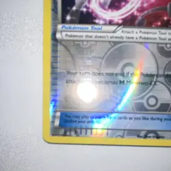 Pokemon Mewtwo Spirit Link Trainer Item Card Breakthrough 144/162 Reverse Holo - Image 5