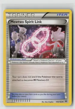 MEWTWO SPIRIT LINK 144/162 NON HOLO BREAKTHROUGH POKEMON TCG LP - Image 1