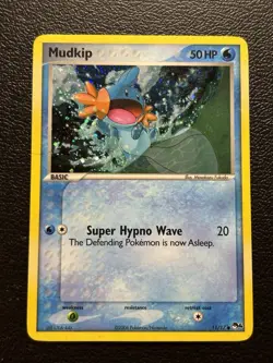 Pokemon MUDKIP 11/17 POP SERIES 4 Promo Rare Holo Cosmos MP 2006 Excellent - Image 1