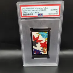 2013 Pokemon Hanafuda Gengar Dodrio Seadra PSA 10 GEM MINT Kanto October - Image 1