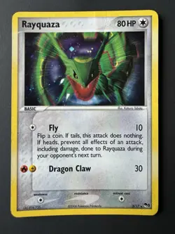 2006 Pokemon TCG Rayquaza POP Series 1 - 3/17 Holo Cosmos Holo Rare - Image 1