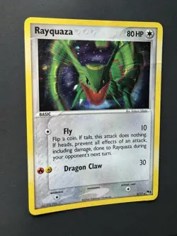 2006 Pokemon TCG Rayquaza POP Series 1 - 3/17 Holo Cosmos Holo Rare - Image 3