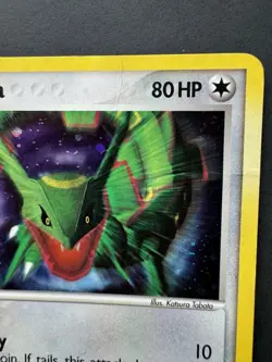 2006 Pokemon TCG Rayquaza POP Series 1 - 3/17 Holo Cosmos Holo Rare - Image 4