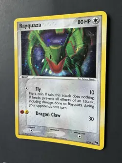 2006 Pokemon TCG Rayquaza POP Series 1 - 3/17 Holo Cosmos Holo Rare - Image 5