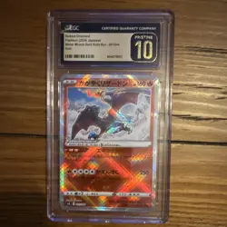 Pokemon Radiant Charizard 001 Sv Stellar Miracle CGC 10 Japanese 2024 pristine - Image 1