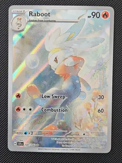 RABOOT 147/142 ILLUSTRATION RARE STELLAR CROWN POKEMON NM/M 2024 - Image 1