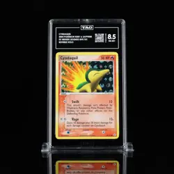 TAG Pokemon 8.5 NM Near Mint Cyndaquil Reverse Holo 59/101 Hidden Legends - Image 1