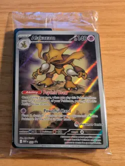 Alakazam MEP 009 Mega Evolution Pokemon Center Promo SEALED - Image 1