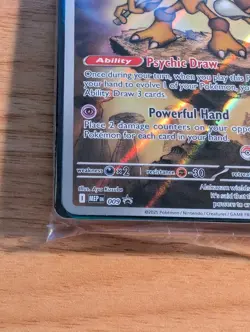 Alakazam MEP 009 Mega Evolution Pokemon Center Promo SEALED - Image 2