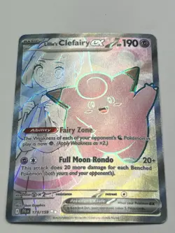 Lillie's Clefairy ex 173/159 Ultra Rare - Pokemon SV09: Journey Together LP - Image 1