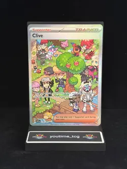 Pokemon Paldean Fates Special Illustration Rare Clive #236 - Image 1