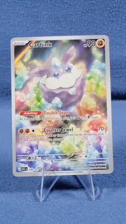 Carbink 242/217 NM Ascended Heroes Illustration Rare #242 SIR IR Pokemon TCG - Image 1
