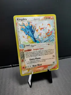 Pokemon TCG Kingdra (Delta Species) 10/110 Holon Phantoms Gold 2006 Holo HP - Image 2