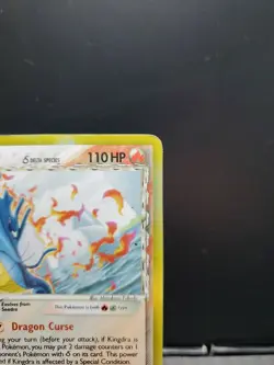 Pokemon TCG Kingdra (Delta Species) 10/110 Holon Phantoms Gold 2006 Holo HP - Image 4