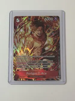Portgas.D.Ace (Illustration Box Vol.5) ST15-005 One Piece Promotion Card Foil - Image 1