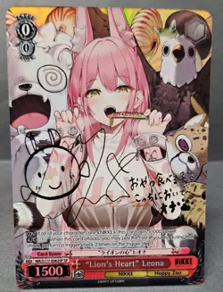 English Weiss Schwarz "Lion's Heart" Leona SP NIK/S117-E062SP SP Nikke - Image 1