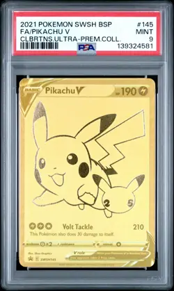 PSA 9 Pikachu V SWSH145 - Celebrations UPC Promo Pokemon Card - Pokemon TCG - Image 1
