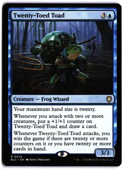 Twenty-Toed Toad NM BLC Commander: Bloomburrow MTG - Image 1