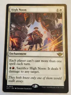 High Noon Outlaws of Thunder Junction Rare Regular NM+ - Image 1