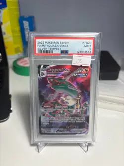 2022 Pokemon SWSH FA/Rayquaza VMAX Silver Tempest #TG20 PSA 9 - Image 1