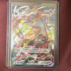 Pokemon Umbreon VMAX Full Art Single Strike Holo 095/203 Evolving Skies HP 310 - Image 1