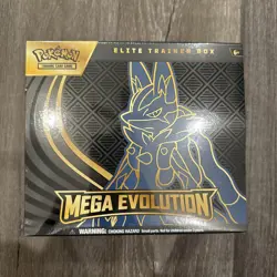 Pokemon TCG Mega Evolution Lucario Elite Trainer Box ETB Factory Sealed - Image 1