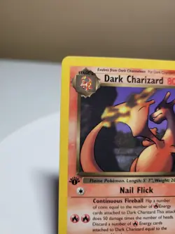 Pokemon - Dark Charizard 21/82 Team Rocket WOTC Non-Holo - 1st Edition - Image 2