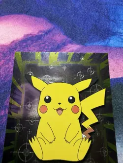 Topps Pokemon 2000 TV Animation Series #25 Pikachu Holo Foil Pokeball - Image 3