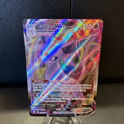 Espeon Vmax 065/203 Evolving Skies NM Full Art Ultra Rare Pokemon Card - Image 1