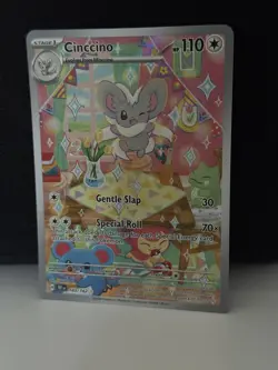 Pokemon TCG Cinccino SV-Temporal Forces 183/162 Illustration Rare Mint Condition - Image 1