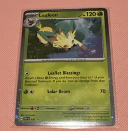 Pokemon TCG Leafeon 170 Sv: Scarlet & Violet Cosmos Holo - Image 1